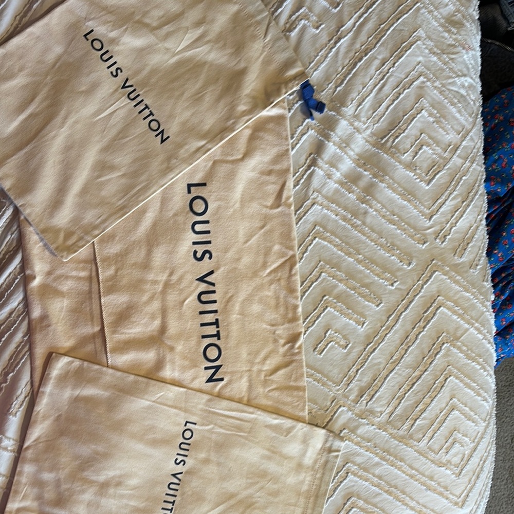 Louis Vuitton Cream Dust Cover Bags